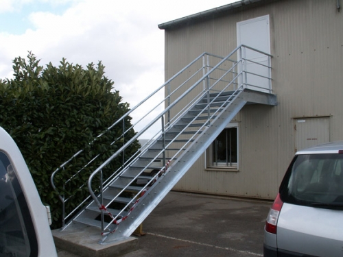 Projet d'installation d'escaliers à Metz